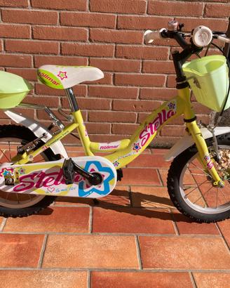 Bici bambina + rotelle