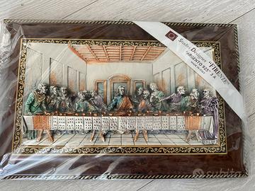 Quadro argento Ultima Cena