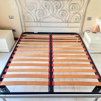 letto matrimoniale ferro battuto