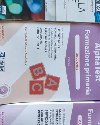 Lotto liberi alpha test per formazione primaria 