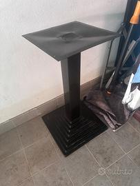 Base per tavolo in ghisa nera per bar/ristorante