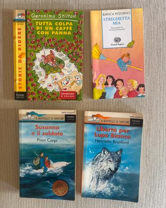 Lotto 4 libri per bambini