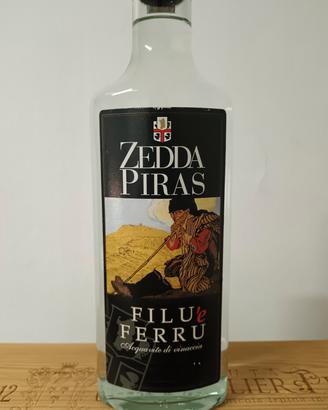 Grappa Filu'e Ferru Zedda Piras etichetta Vintage
