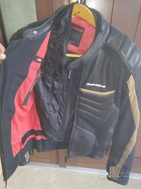 giubbotto moto in pelle 