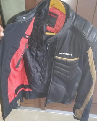giubbotto moto in pelle 