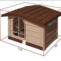 Cuccia cane taglia medio grande 110x94x77