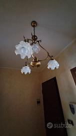 LAMPADARIO CON 4 LUCI