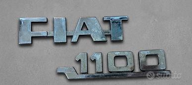 FIAT 1100 Stemmi Loghi Scritte Auto