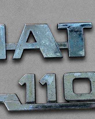 FIAT 1100 Stemmi Loghi Scritte Auto