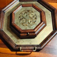 Vassoio lavorato + contenitore 