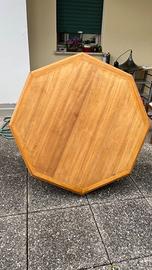 Tavolo ottagonale in legno massello