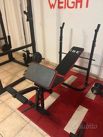 Panca con supporti bilanciere ISE