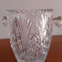 Elegante Secchiello Portaghiaccio in Cristallo Lav