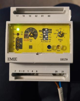 IME DELTA RD1B213B Relè Differenziale