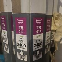 Tubi Neon LED 150cm T8 24W/2400 Lumen Bianco Fred