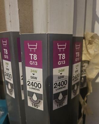 Tubi Neon LED 150cm T8 24W/2400 Lumen Bianco Fred