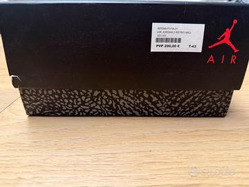 Jordan Retro 3 uomo taglia 43