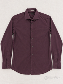 Camicia uomo OVS M bordeaux Custom Fit cotone 