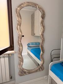 Specchio a parete grigio 170x70