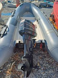 Gommone chiglia rigida 3.8mt con motore 25 CV