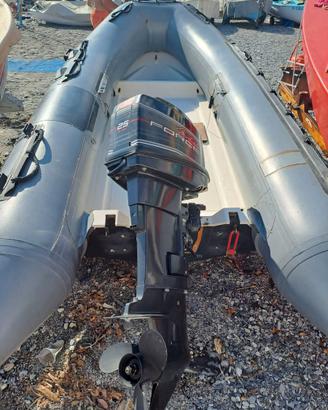 Gommone chiglia rigida 3.8mt con motore 25 CV