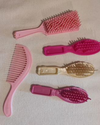 Barbie spazzola pettine bambola vintage accessori