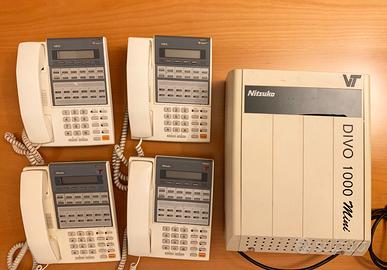 NEC 4 x TELEFONI PROPRIETARI E CENTRALINA ISDN