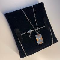 Collana in acciaio con ciondolo Boccadamo man