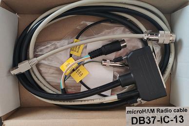 Cavo MicroHam Radio Cable DB37-IC-13 per ICOM