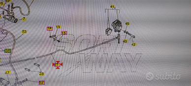 Tubo olio freno piaggio vespa