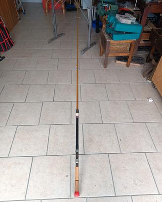 canna da pesca in fibra vintage 