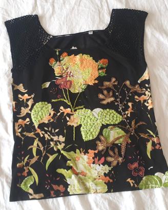 Canotta top estivo elegante donna signora Tg. M