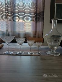 Servizio calici  vintage (41 pezzi)