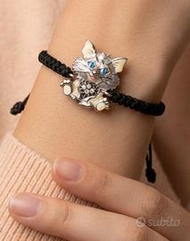 Bracciale Gattino argento placcato oro