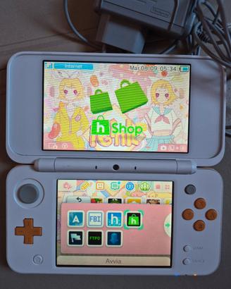 Nintendo New 2DS XL Bianco/Arancione