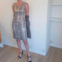 ABITO ORGANZA CON STRASS CAMPIONE MODA SARTORIALE