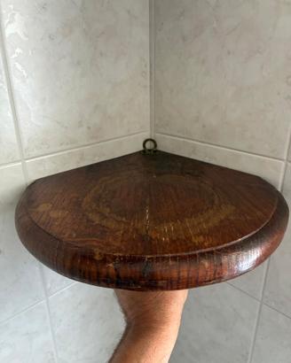 Mensola angolare in legno massiccio