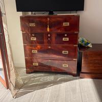 madia cassettone con  ribalta  fine 800