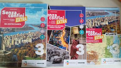 Libro Senza Confini Extra 3 + Atlante + libricino 