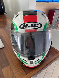 Casco Integrale HJC FG-17 verde bianco rosso TG. L