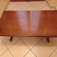 Tavolino da salotto color noce