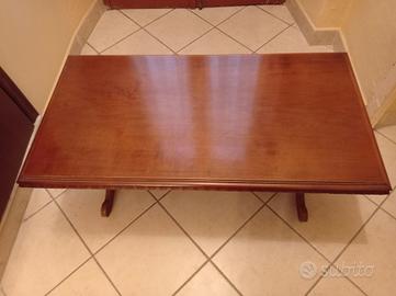 Tavolino da salotto color noce