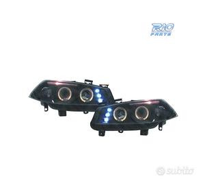 FARI RENAULT MEGANE 02-05 ANGEL EYES LED SFONDO NE