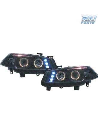FARI RENAULT MEGANE 02-05 ANGEL EYES LED SFONDO NE