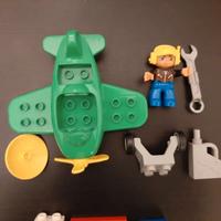 Lego duplo areoplano verde 10808