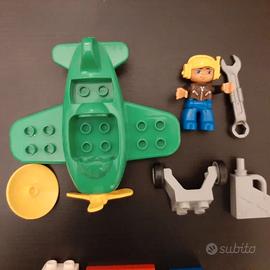Lego duplo areoplano verde 10808