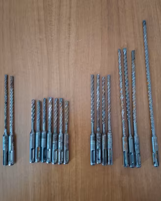 16 Punte SDS-Plus per calcestruzzo D.5/6mm