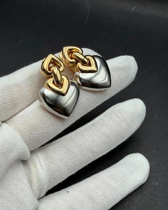 ORECCHINI BVLGARI – ORO GIALLO & BIANCO 18KT