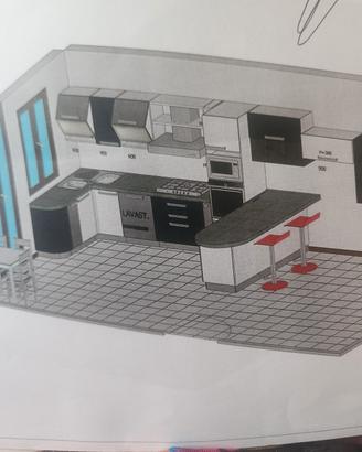 Cucina completa Marca Mobilturi (Lube) Mod. Gaia