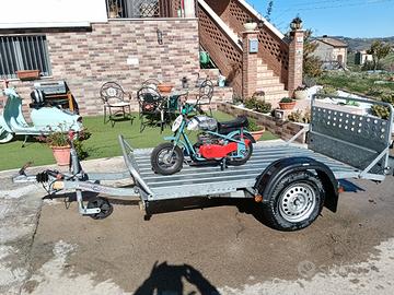 carrello porta moto , porta tutto , 